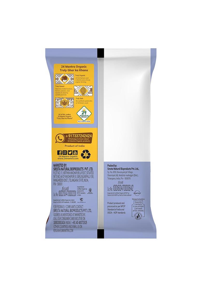 24 Mantra Organic Besan – Pure Chemical-Free Gram Flour | 500g