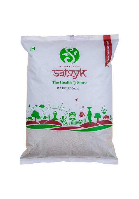 S Siddhagiri'S Satvyk The Health Re Store Organic Desi Bajri/ Bajra Flour (1kg)
