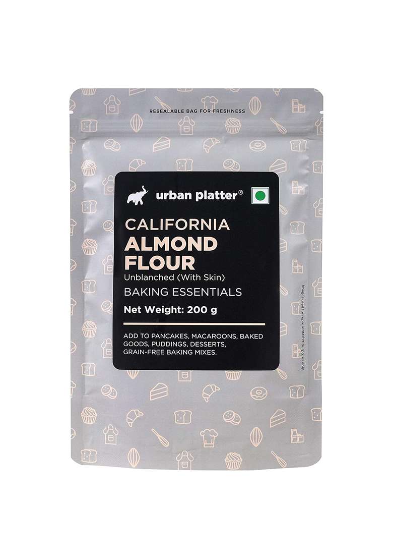 Urban Platter Natural Almond Flour, 200 g - Indya