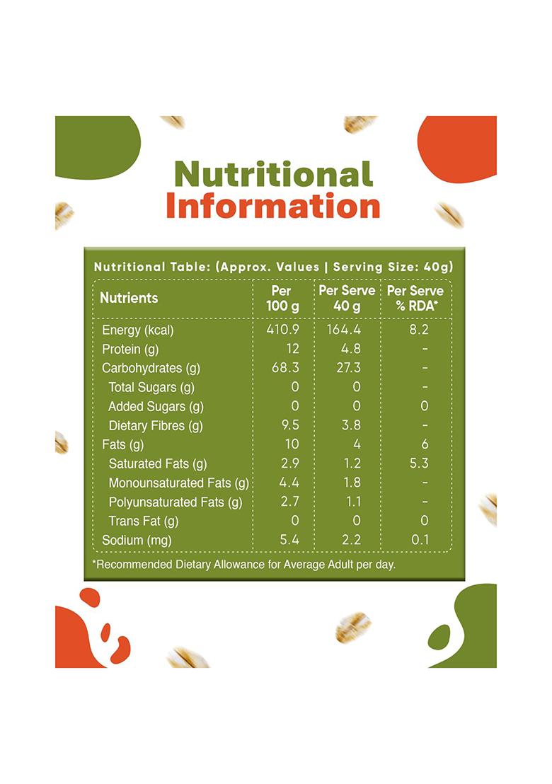 True Elements Rolled Oats 1 kg