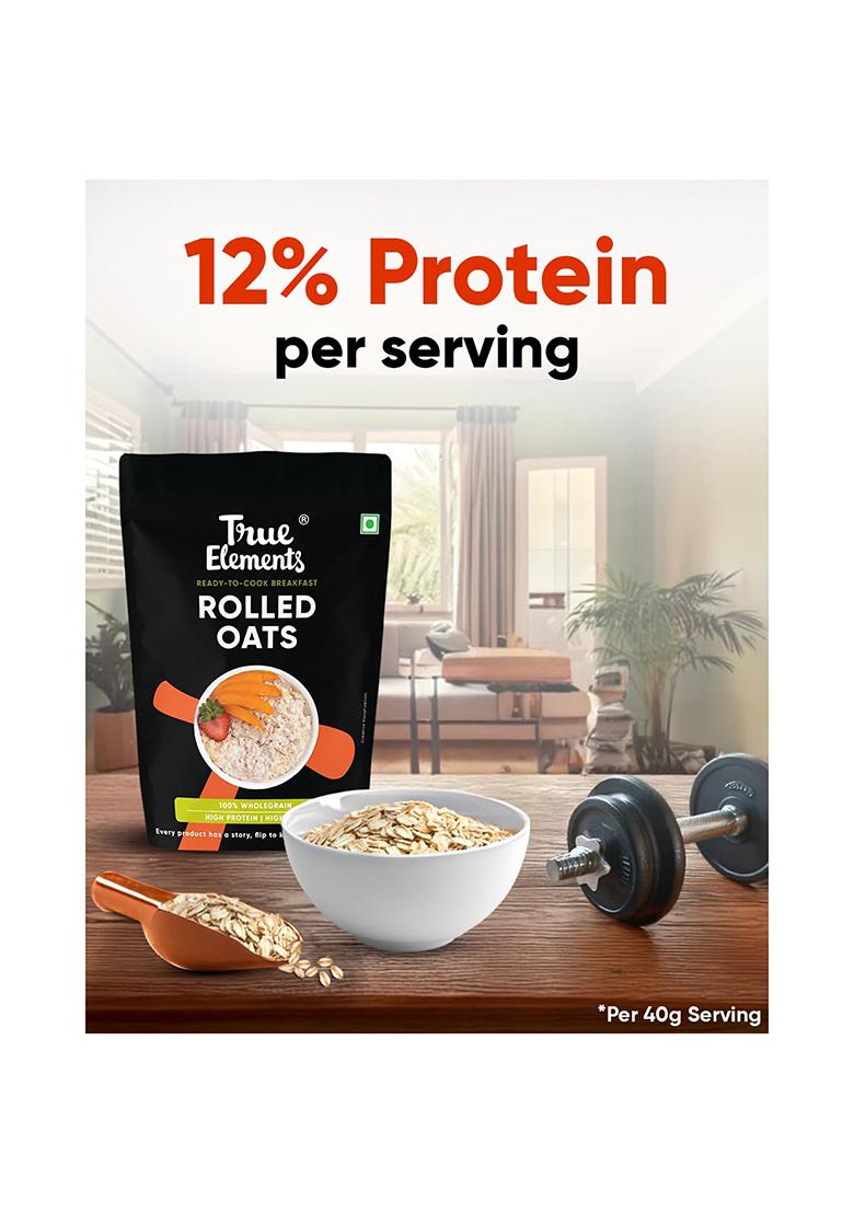 True Elements Rolled Oats 1 kg