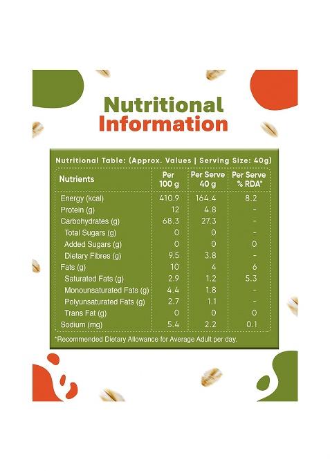 True Elements Rolled Oats 1 kg
