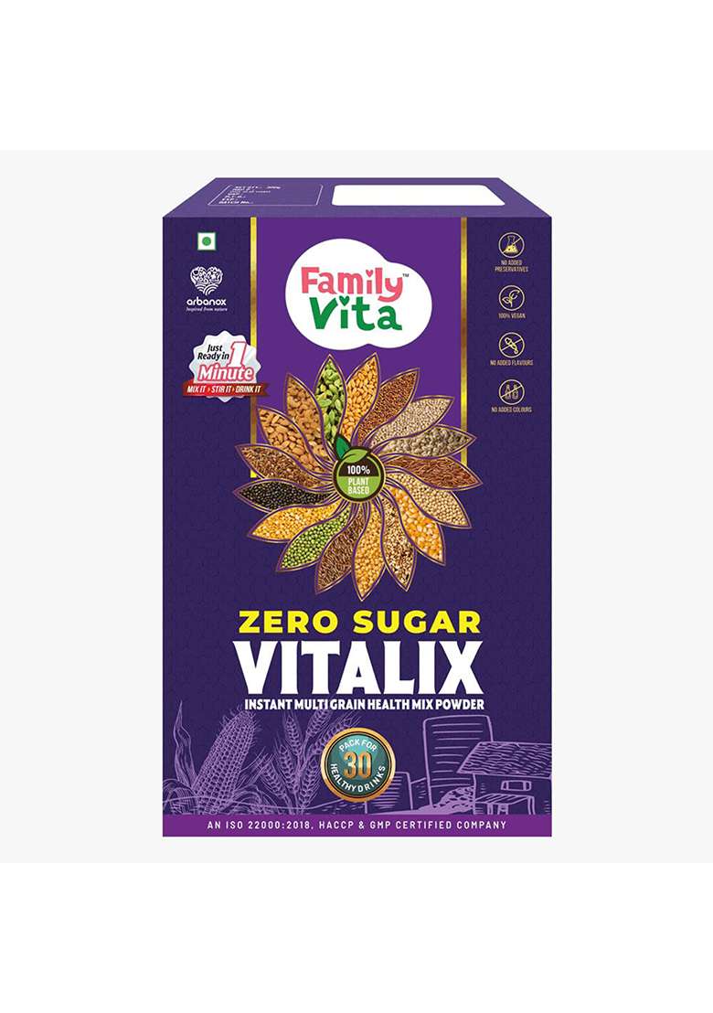 Babyvita Arbanox Family Vita Vitalix – Natural Multigrain Health Mix | 300GM - Indya