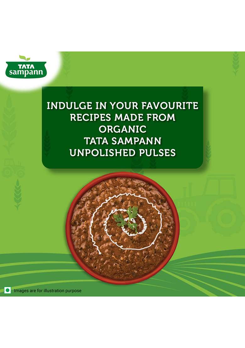 Tata Sampann Organic Unpolished Urad Whole Dal, 500 g - Indya