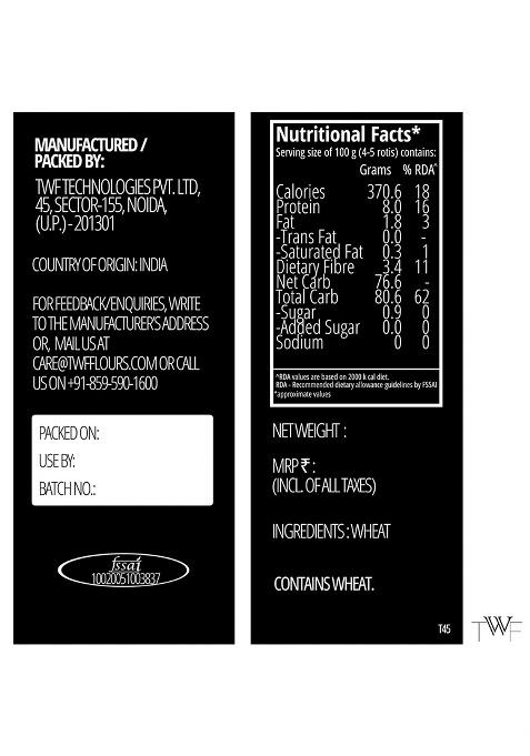 Twf Cake Flour T45 – Professional Unbleached Fine Flour for Cakes | 1 kg