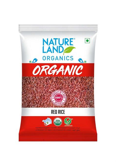 Natureland Organics Red Rice 1 Kg - Organic Rice