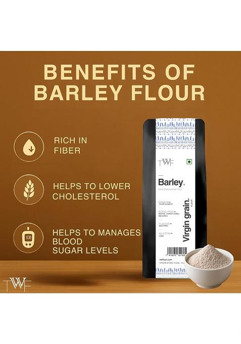 Twf Virgin Barley Flour – Natural High-Fibre Jau Atta | 1 kg