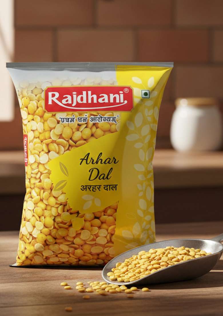 Rajdhani Arhar Dal, 1kg - Indya