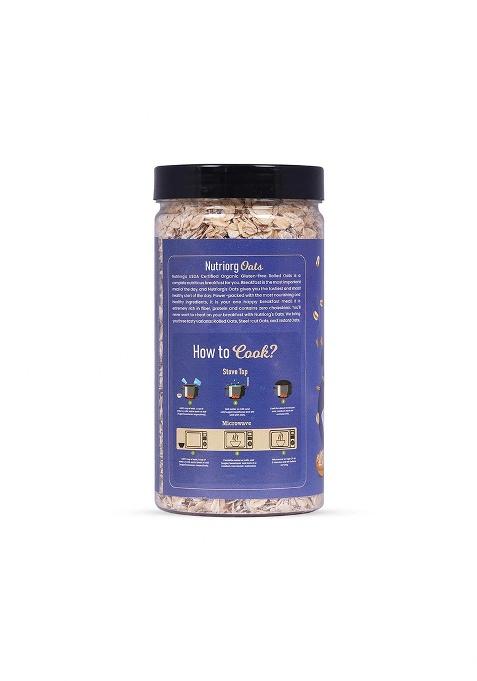 Nutriorg Rolled Oats – Organic Gluten-Free High-Fibre Oats | 400g