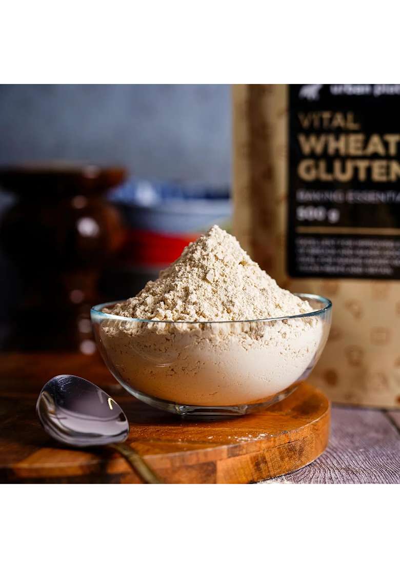 Urban Platter Vital Wheat Gluten – High-Protein Baking Essential | 500g - Indya
