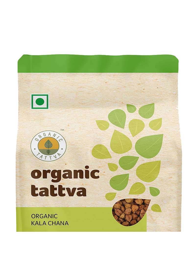 Organic Tattva Kala Chana â€“ Unpolished Black | 1Kg - Indya