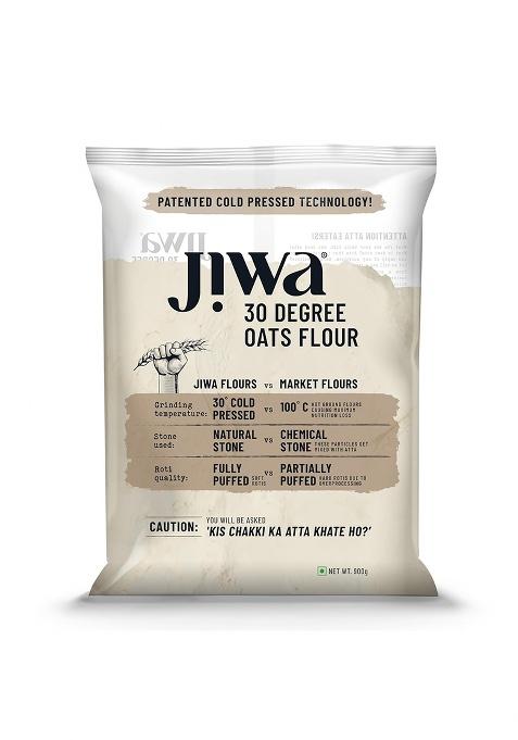 Jiwa 30 Degree Oats Flour – Cold-Pressed High-Protein Oat Flour | 900 g
