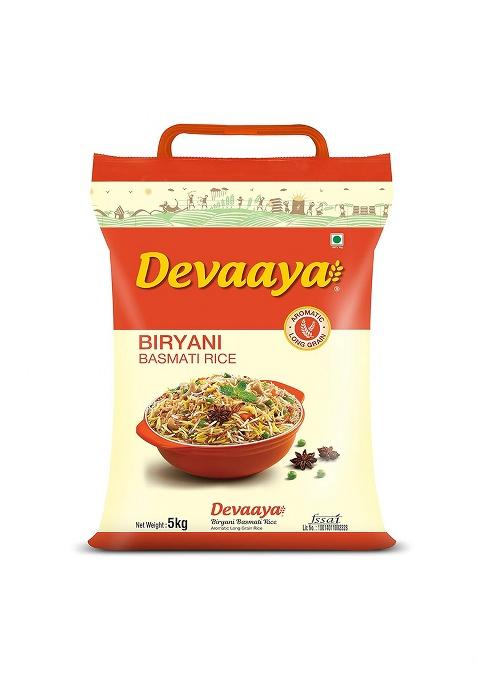 Daawat Devaaya, Long & Fluffy Grains Biryani Basmati Rice Bag, 5 Kg