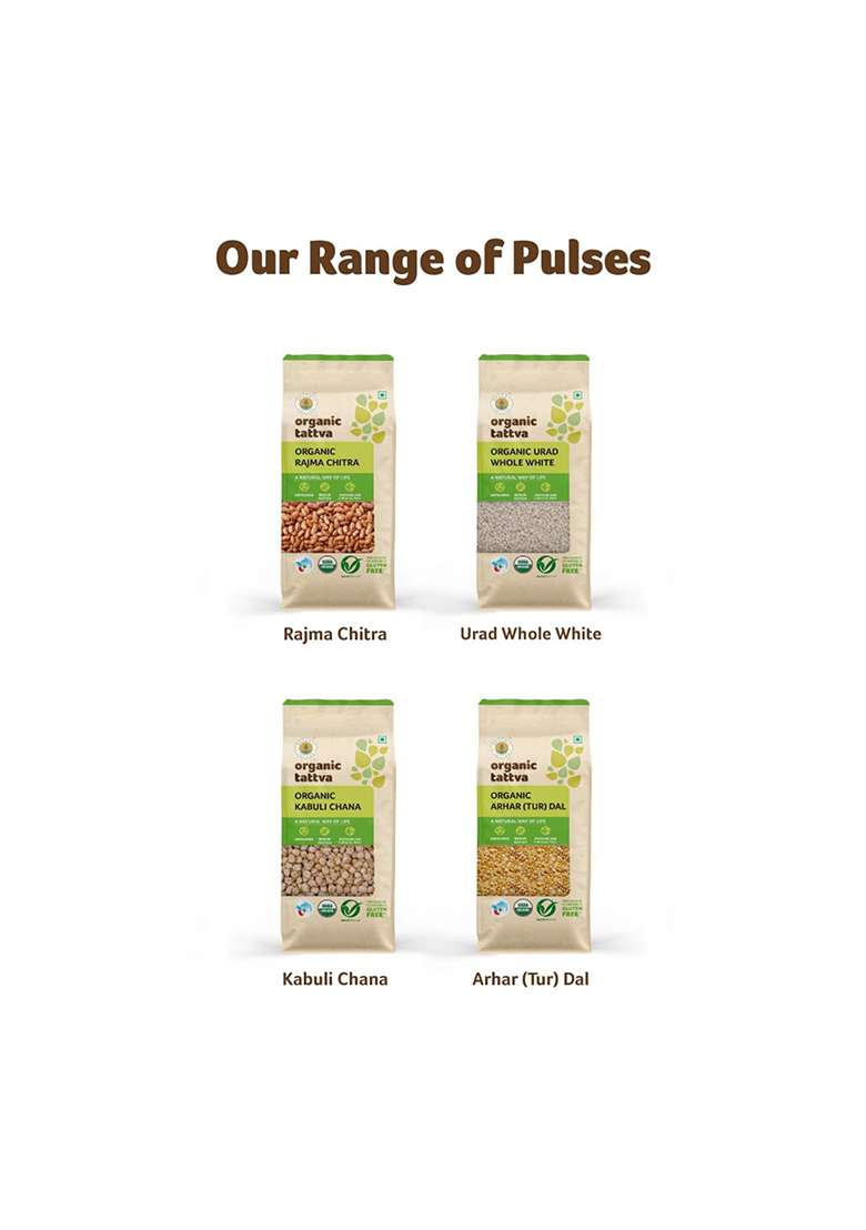Organic Tattva Chana Bengalgram Dal 500 Gram | Unpolished and Gluten Free - Indya