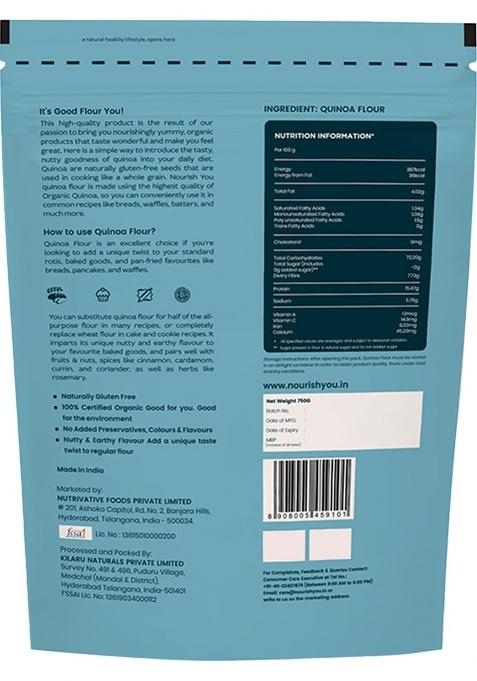 Nourish You Quinoa Flour 750G Pack