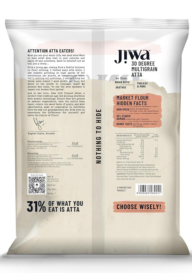 Jiwa 30 Degree Multigrain Flour / Atta