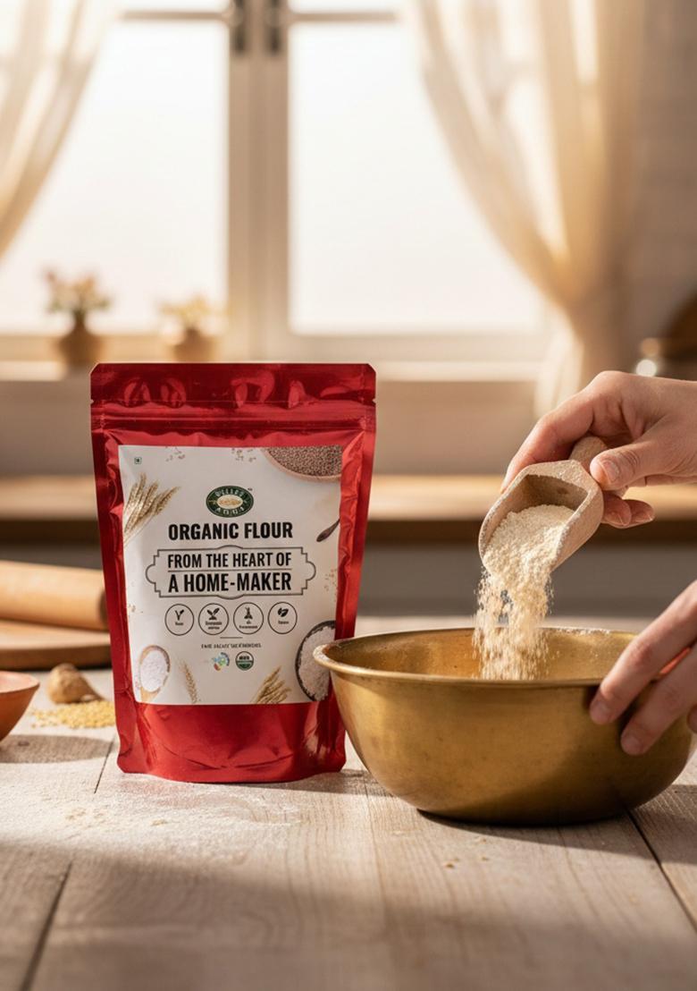 Millet Amma Organic Brown Rice Flour (Sona Masoori)