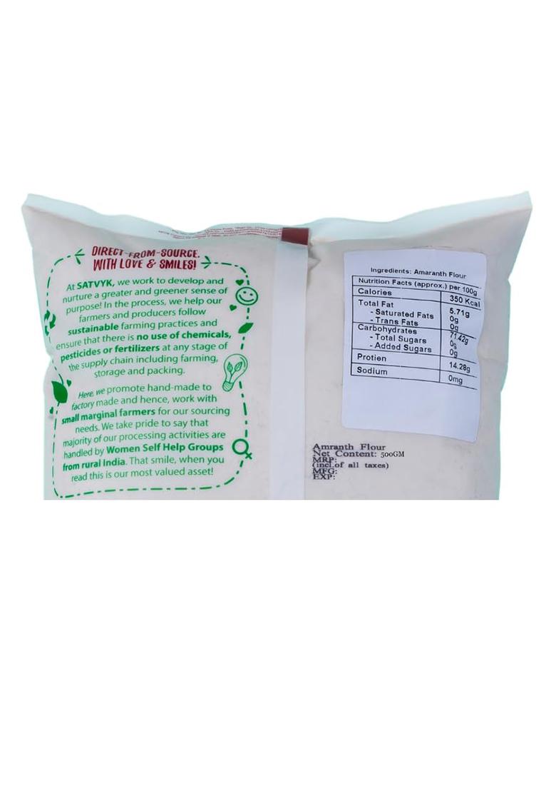 S Siddhagiri'S Satvyk The Health Re Store Amaranth Flour(500Gm)Stoneground Rajgira Atta