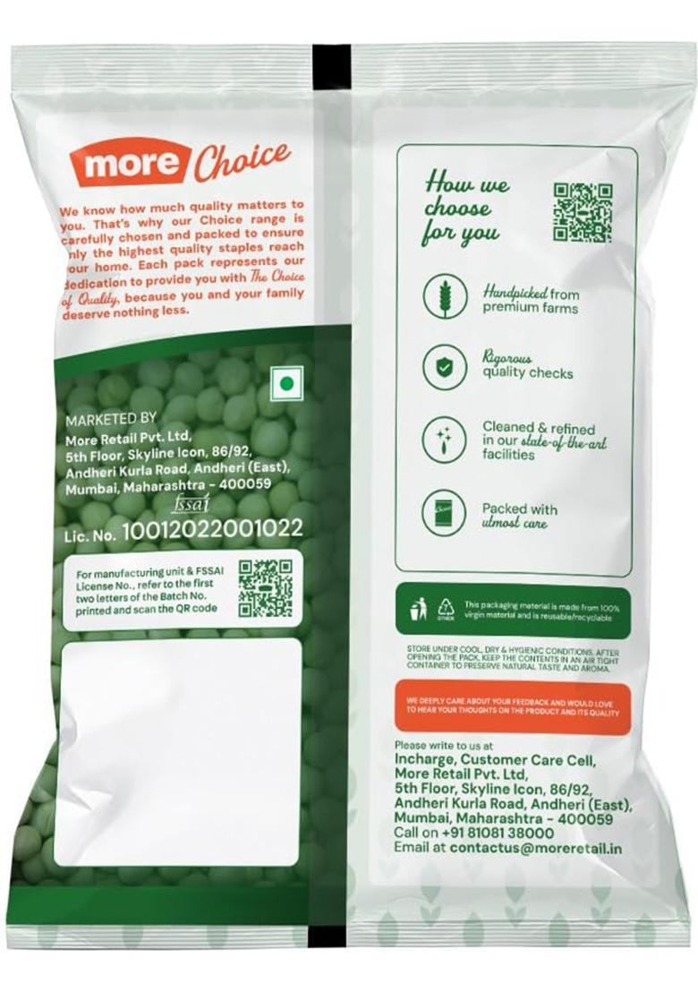 3S Pulses Green Peas, 500g