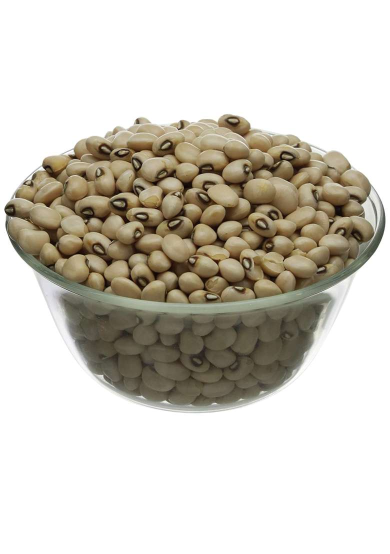Rajdhani Lobhiya Safed, 1kg - Indya