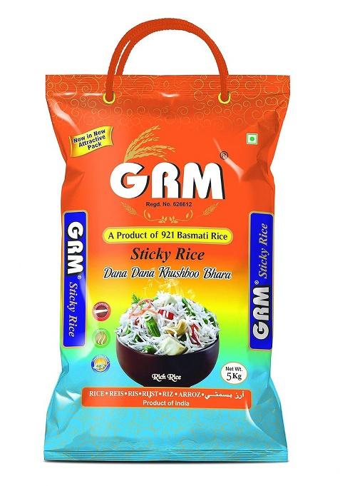 921 Grm Natural Organic Sticky Rice For Chinese, Japanese & Korean Dishes - 5kg