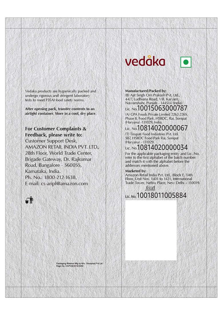 Amazon Brand Vedaka Soy Chunks, 1 Kg