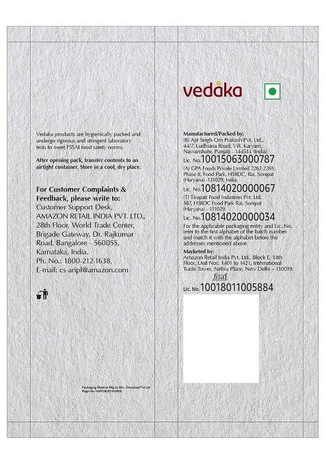 Amazon Brand Vedaka Soy Chunks, 1 Kg