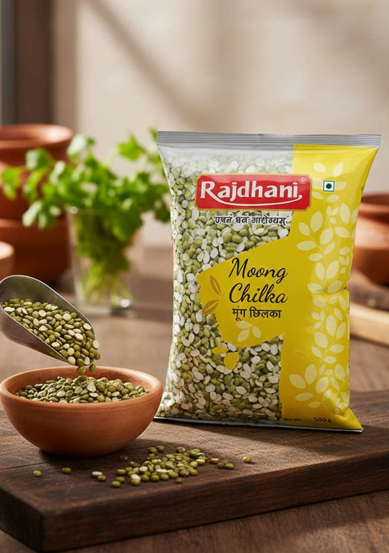 Rajdhani Moong Chilka, 500g - Indya