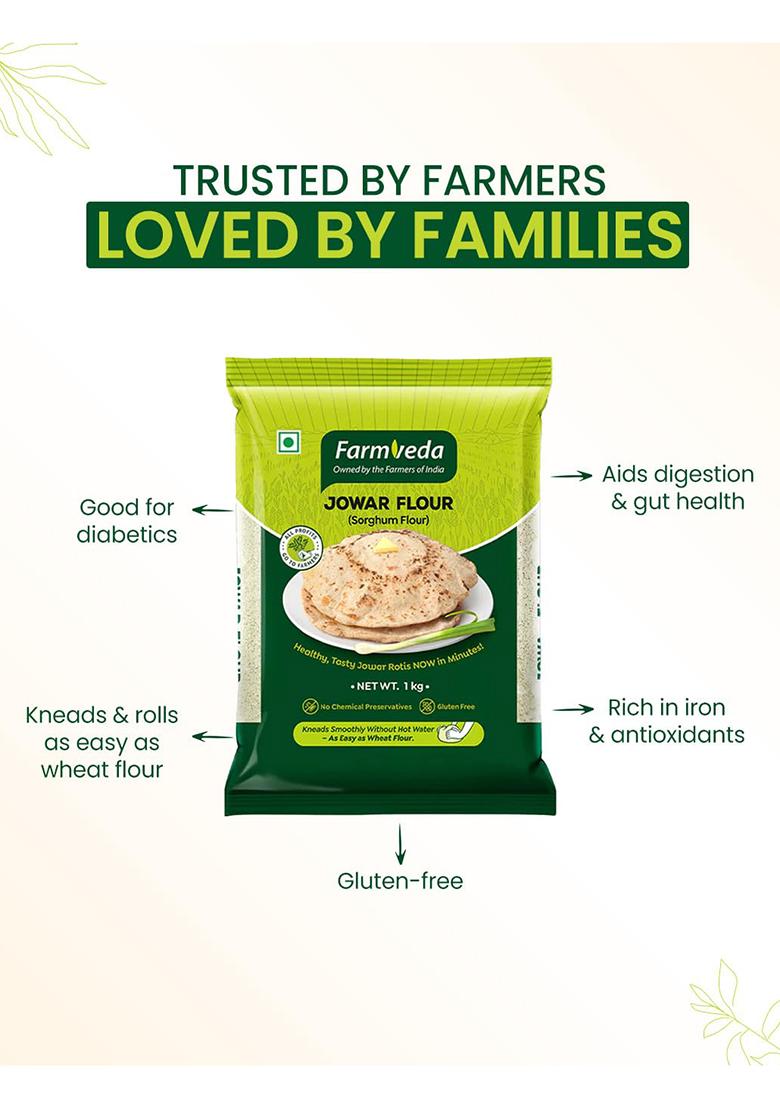 Farm Veda Jowar Flour (Sorghum Flour)