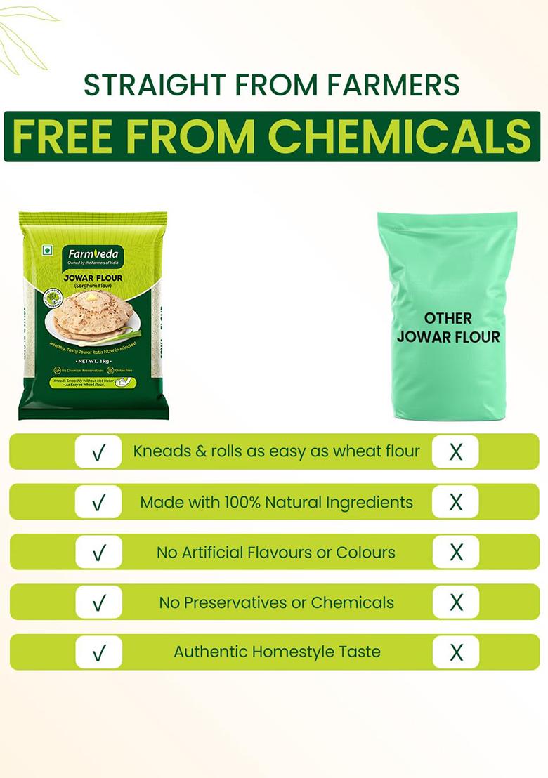 Farm Veda Jowar Flour (Sorghum Flour)