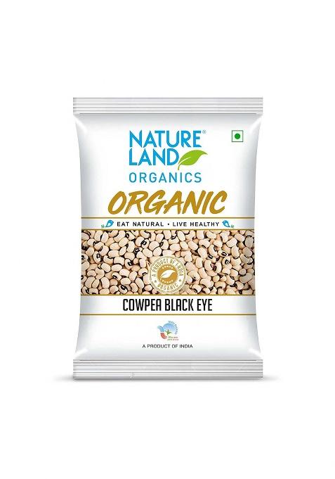 Natureland Organics Ureland Organics Cowpea Black Eye / Lobia 1 Kgorganic Healthy Pulses