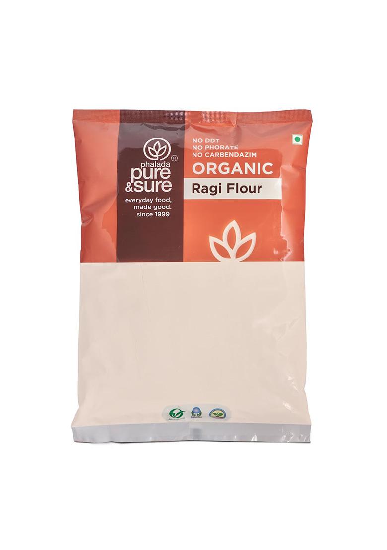 Pure & Sure Organic Ragi Flour 2 Kg (1Kg X Pack Of 2)
