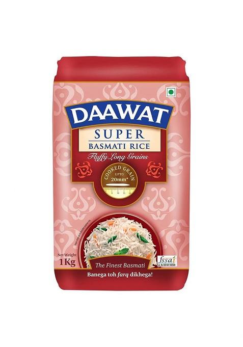 Daawat Super Basmati Rice, 1 kg