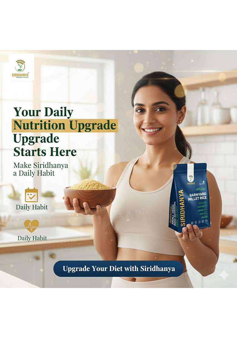 Siridhanya Unpolished millets whole grains Combo Pack (5 x 500g) â€“ Foxtail, Kodo, Little, Barnyard, Browntop Low GI, Gluten-Free, High Fibre & Plant based Protein Natural Healthy Grain for healthy life wt. 2.5kg - Indya