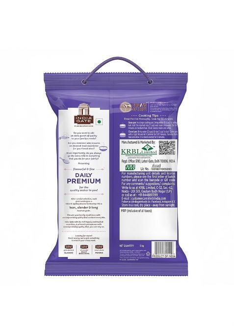 India Gate Daily Premium Aged Basmati Rice 1Kg