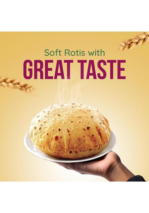 Protein Chef 10 Grain Atta 1Kg| Double Protein roti| Multigrain Atta Flours| High Fibre| Soft, Fluffy & Tasty Chakki fresh Rotis| Natural Ragi, Wheat, Jowar, Bajra, Millet Flours for Weight Management