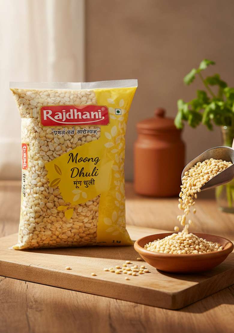 Rajdhani Moong Dhuli, 1kg - Indya