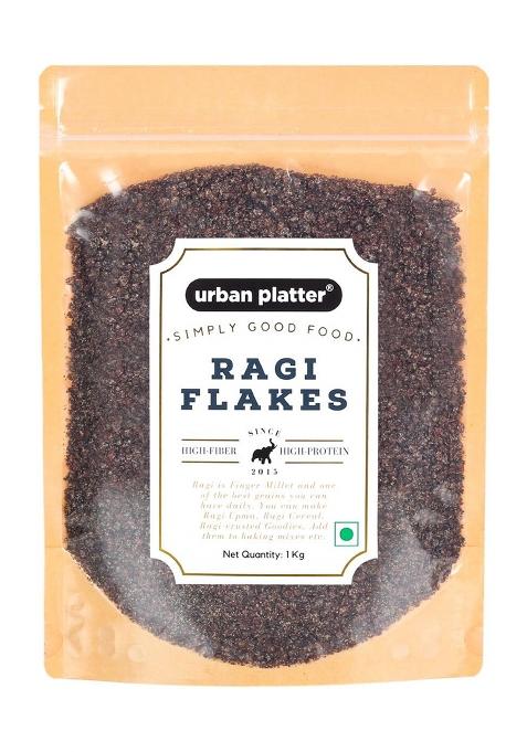Urban Platter Finger Millet Flakes (Ragi Poha, Nachani), 1kg