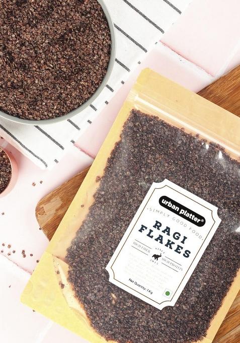 Urban Platter Finger Millet Flakes (Ragi Poha, Nachani), 1kg