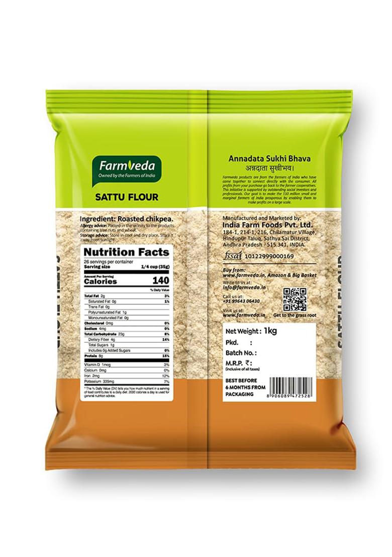 Farm Veda Channa Sattu Flour
