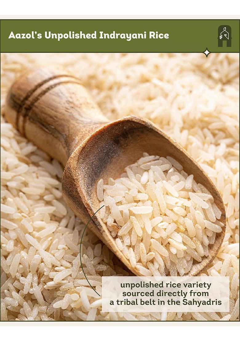 Aazol Unpolished Indrayani Rice