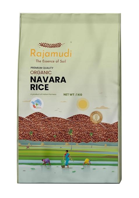 Rajamudi Organics USDA Certified Organic Navara Rajamudi Rice|Red Rice|Medicinal Rice|No Pesticides & Chemical Free-MOQ 1 Kg