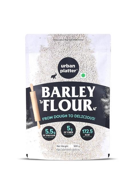 Urban Platter Barley Flour, 500g (High-Fiber | Stone-Ground | Ideal for Baking, Rotis & Traditional Recipes)