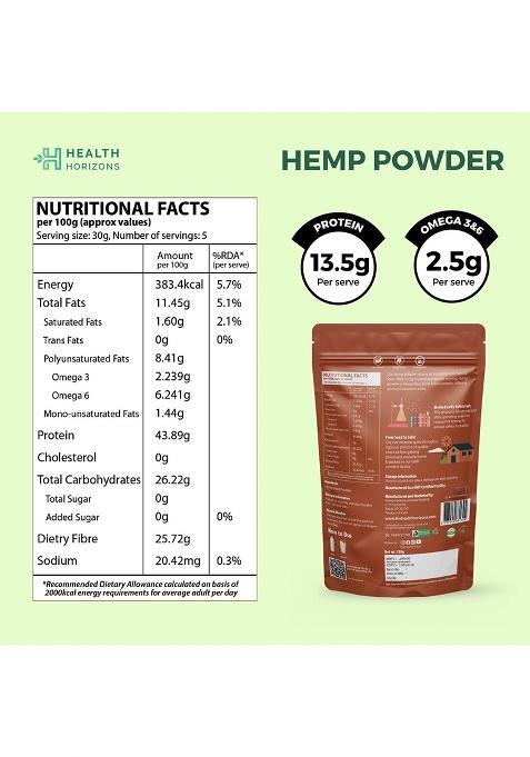 Health Horizons Hempseed Powder/Flour