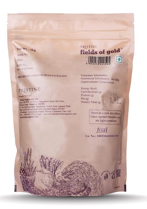 Pristine Fields Of Gold Black Rice, 1 Kg