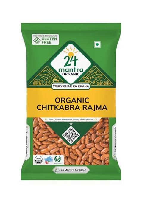24 Mantra Organic Unpolished Rajma/Kidney Beans/Guggilu