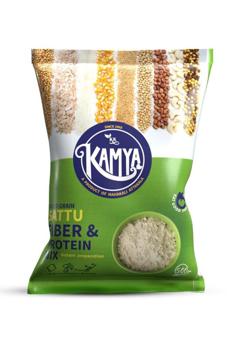 Kk Kamya Mixed Grain Sattu | Natural Powder With High Protein And Fiber |100% Nutrition Cereals & Grains Drink (Pack Of 1, 1Kg.)