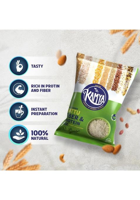 Kk Kamya Mixed Grain Sattu | Natural Powder With High Protein And Fiber |100% Nutrition Cereals & Grains Drink (Pack Of 1, 1Kg.)