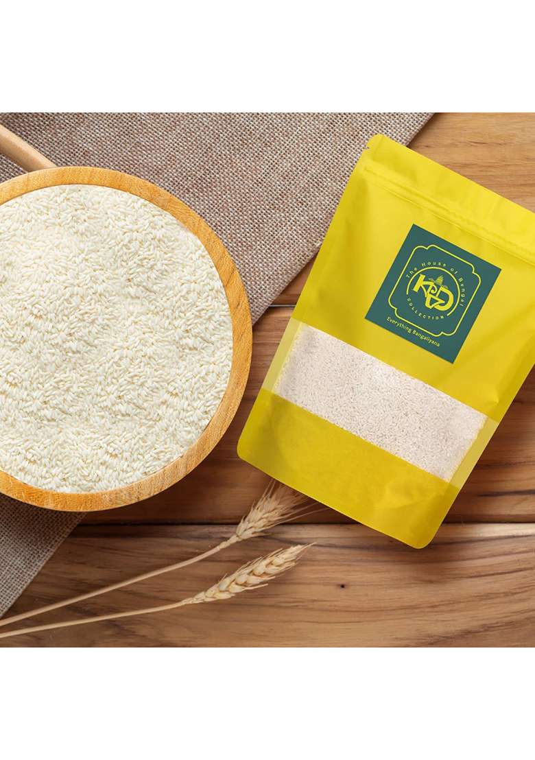 Kvd Collection Bangla Premium Fragrant Aromatic Gobindobhog Rice - 1Kg | Bengal 100% Natural Vegetarian, No Artificial Chemical Or Preservatives - Indya