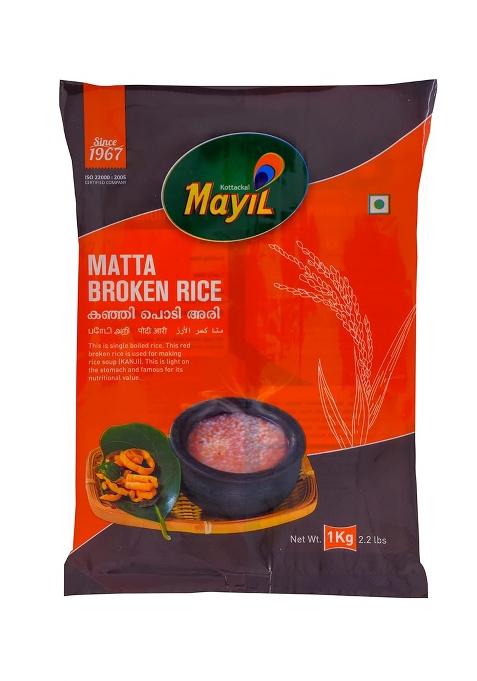 Mayil Matta Broken Rice, 1 Kg, Podiyari For Porridge, Easy To Cook, Nurukkari, Free From Chemical Kerala Rice